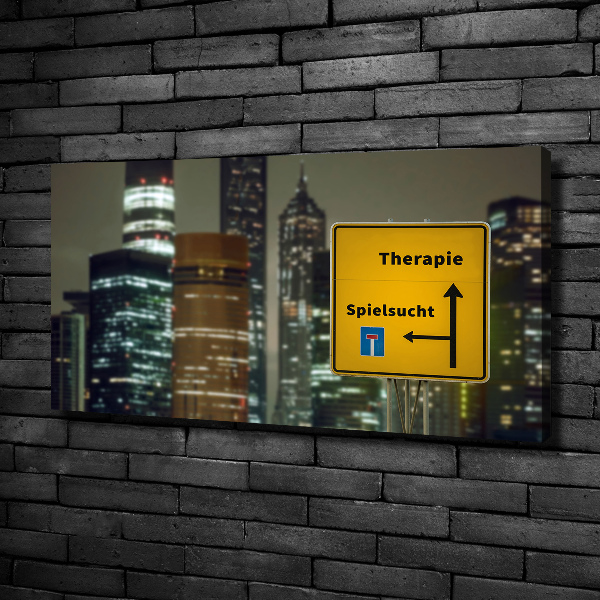 Quadro su tela Terapia in città