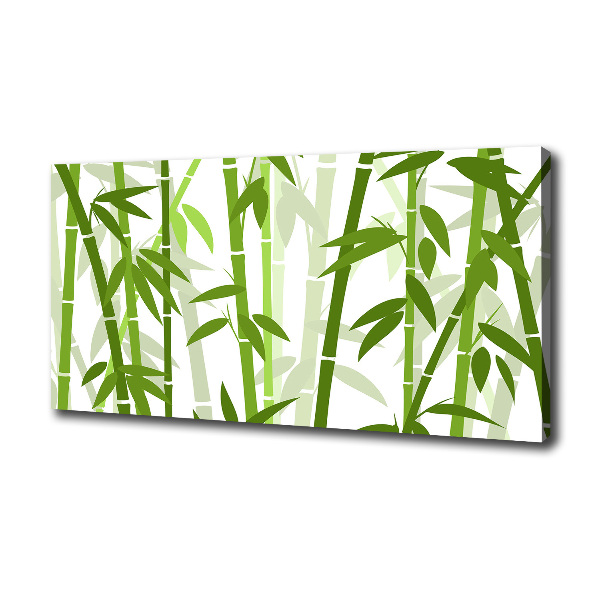 Quadro stampa su tela Bambù