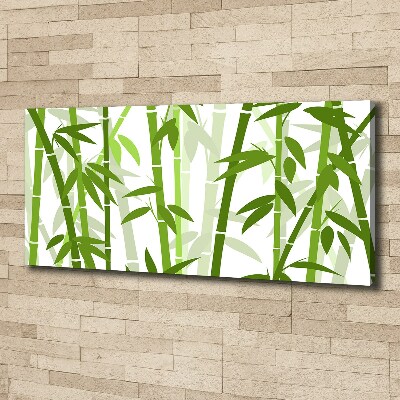 Quadro stampa su tela Bambù