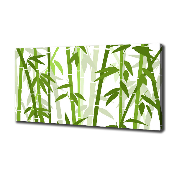 Quadro stampa su tela Bambù
