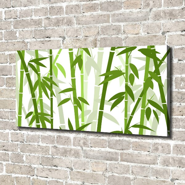 Quadro stampa su tela Bambù