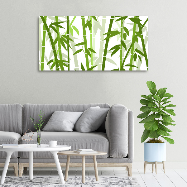 Quadro stampa su tela Bambù