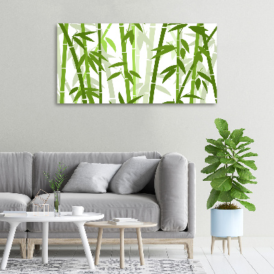 Quadro stampa su tela Bambù