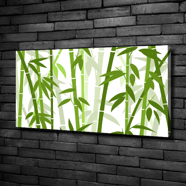 Quadro stampa su tela Bambù