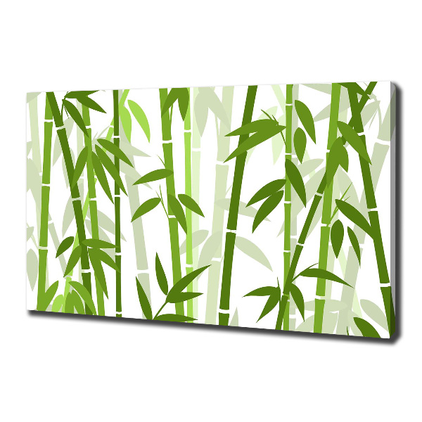 Quadro stampa su tela Bambù