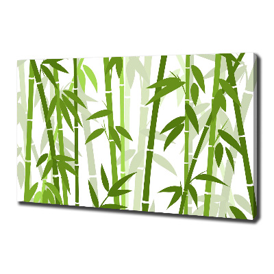 Quadro stampa su tela Bambù
