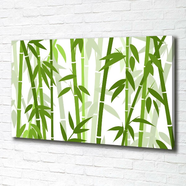 Quadro stampa su tela Bambù
