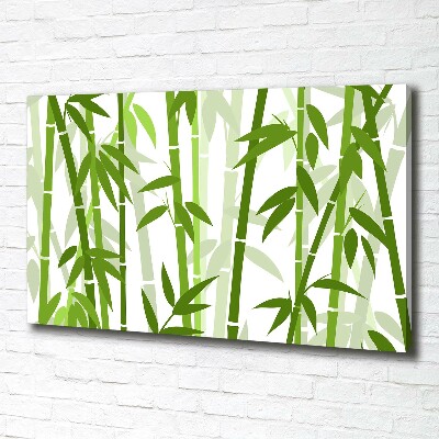 Quadro stampa su tela Bambù
