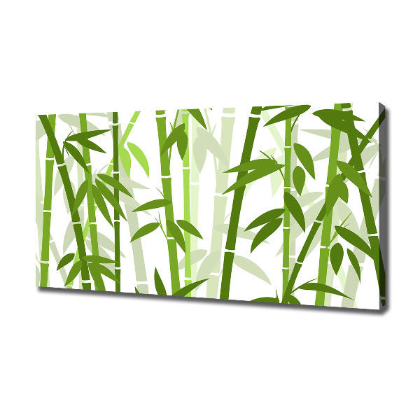 Quadro stampa su tela Bambù