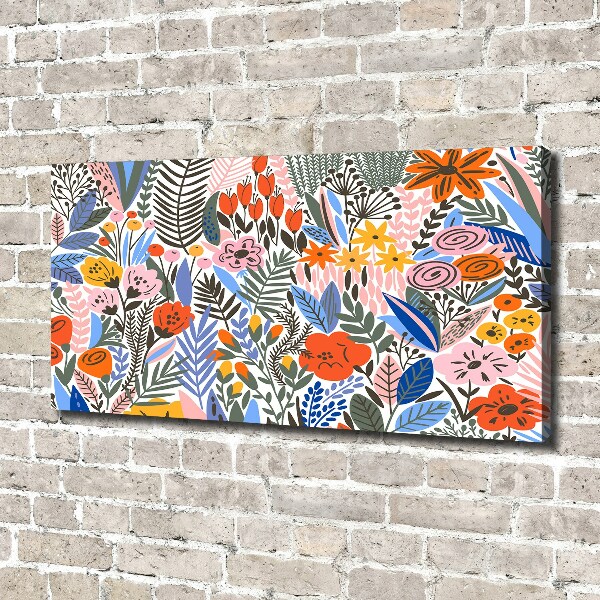 Quadro su tela Motivo floreale
