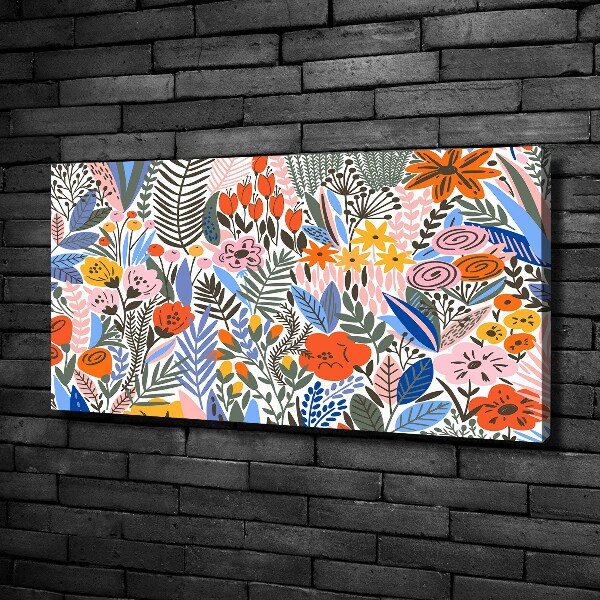 Quadro su tela Motivo floreale