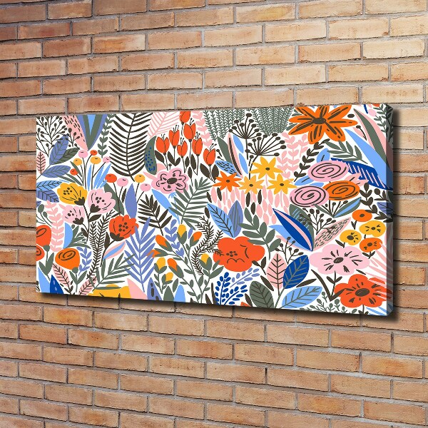 Quadro su tela Motivo floreale