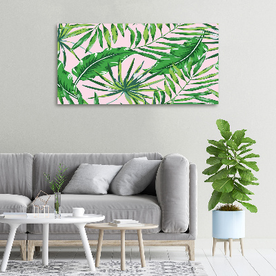 Foto quadro su tela Foglie tropicali