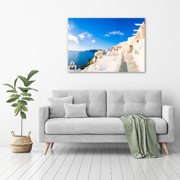 Quadro stampa su tela Santorini, Grecia