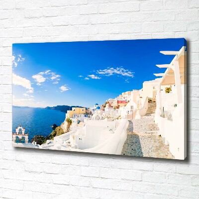 Quadro stampa su tela Santorini, Grecia