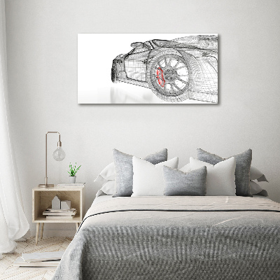 Foto quadro su tela Rete per auto