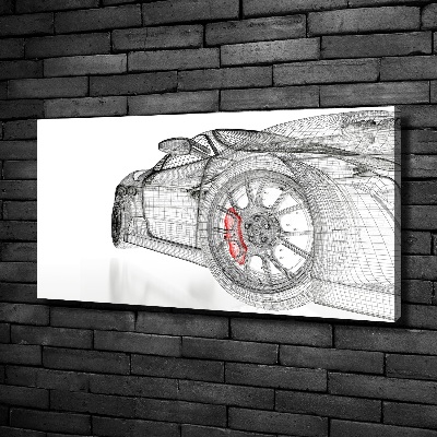 Foto quadro su tela Rete per auto