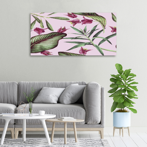 Quadro su tela Fiori tropicali