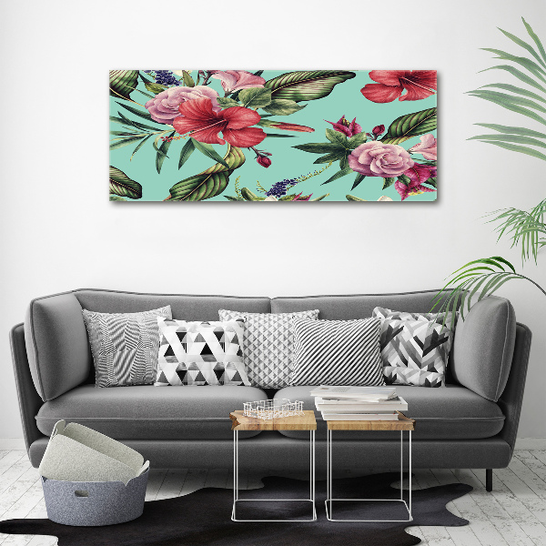 Foto quadro su tela Fiori tropicali