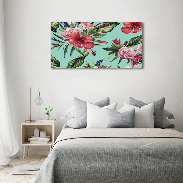 Foto quadro su tela Fiori tropicali