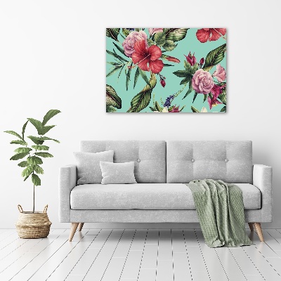 Foto quadro su tela Fiori tropicali