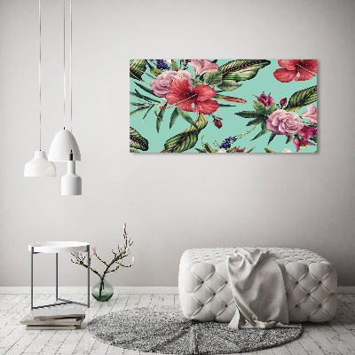 Foto quadro su tela Fiori tropicali