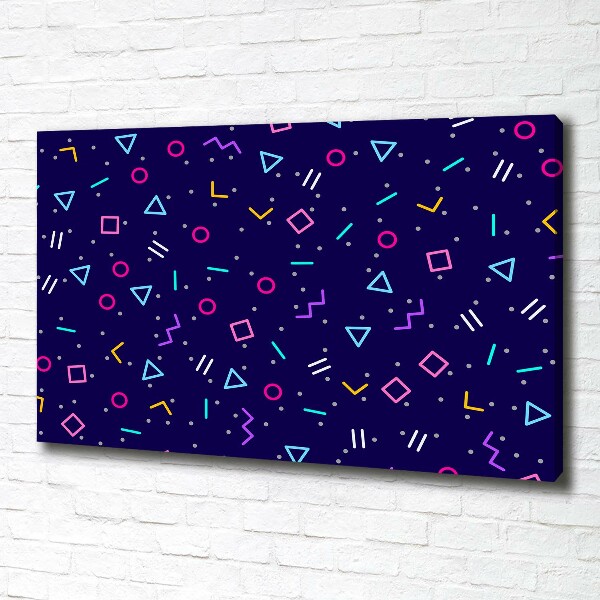 Quadro stampa su tela Sfondo geometrico
