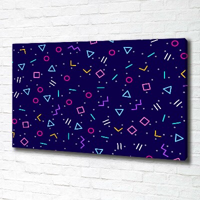 Quadro stampa su tela Sfondo geometrico