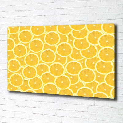 Quadro su tela Fette di limone