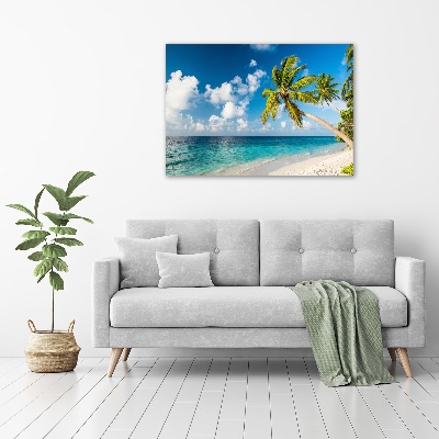 Foto quadro su tela Spiaggia delle Maldive