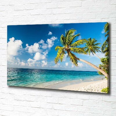 Foto quadro su tela Spiaggia delle Maldive