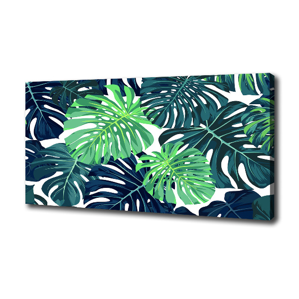 Quadro stampa su tela Foglie tropicali