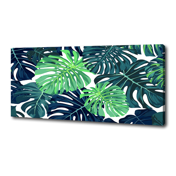 Quadro stampa su tela Foglie tropicali