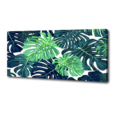 Quadro stampa su tela Foglie tropicali