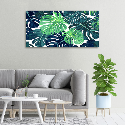 Quadro stampa su tela Foglie tropicali