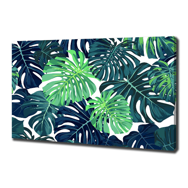 Quadro stampa su tela Foglie tropicali