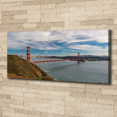 Quadro stampa su tela Ponte di San Francisco