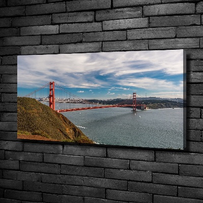 Quadro stampa su tela Ponte di San Francisco
