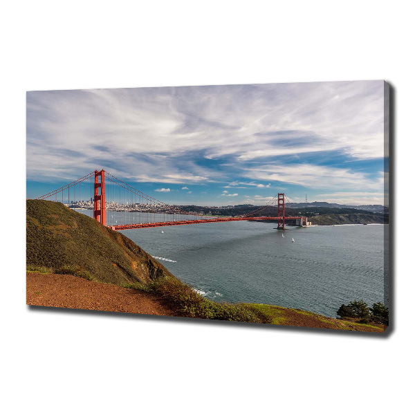 Quadro stampa su tela Ponte di San Francisco
