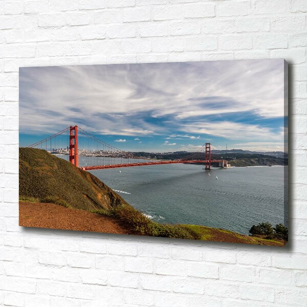 Quadro stampa su tela Ponte di San Francisco