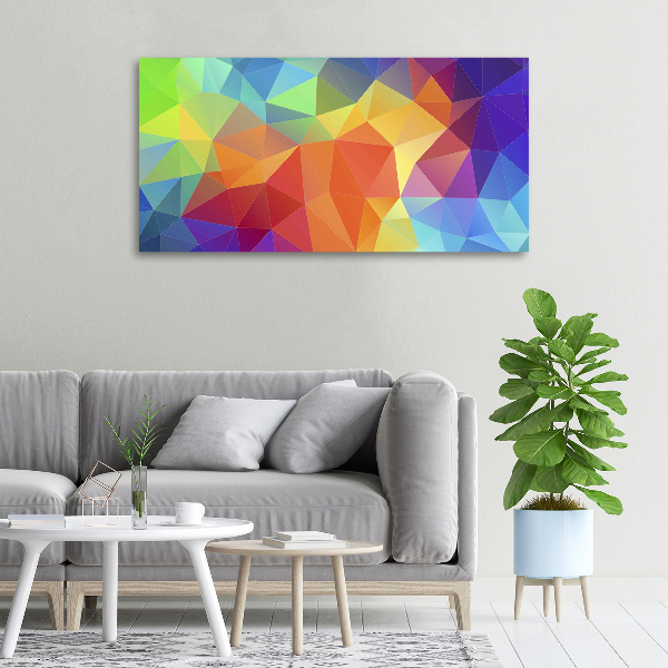 Foto quadro su tela Sfondo geometrico