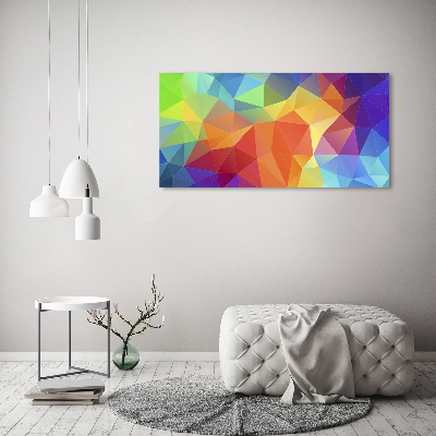 Foto quadro su tela Sfondo geometrico