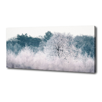 Quadro stampa su tela Alberi in inverno