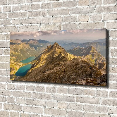 Foto quadro su tela L'occhio del mare dei Monti Tatra