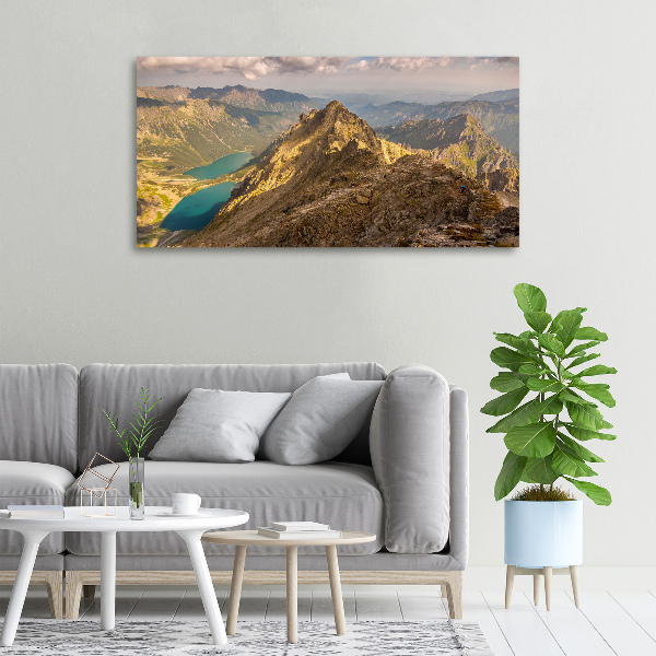 Foto quadro su tela L'occhio del mare dei Monti Tatra