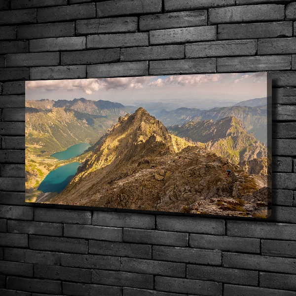 Foto quadro su tela L'occhio del mare dei Monti Tatra