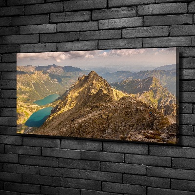Foto quadro su tela L'occhio del mare dei Monti Tatra