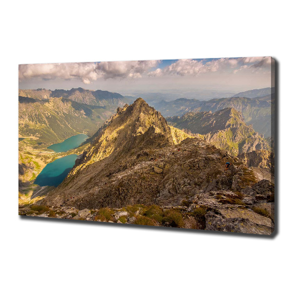 Foto quadro su tela L'occhio del mare dei Monti Tatra