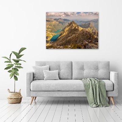 Foto quadro su tela L'occhio del mare dei Monti Tatra