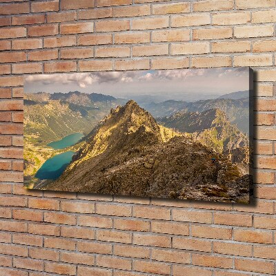 Foto quadro su tela L'occhio del mare dei Monti Tatra